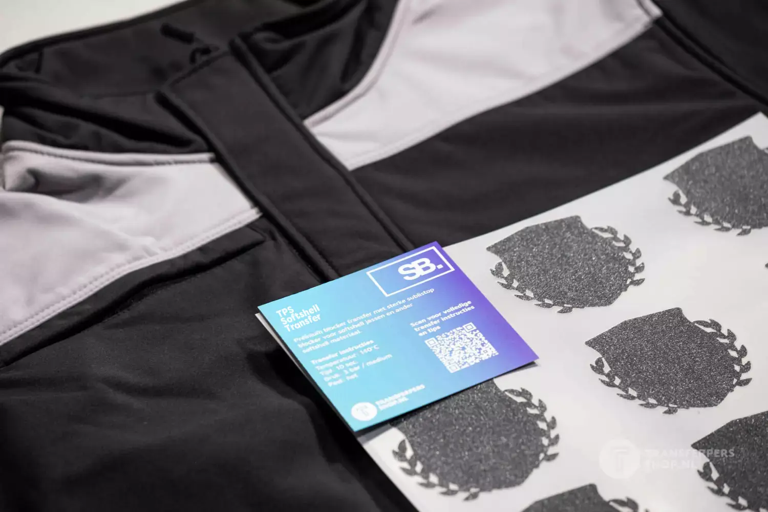 Softshell textiel transfer pms