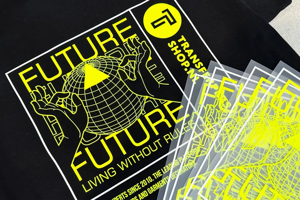 Fluo textiel transfers 3