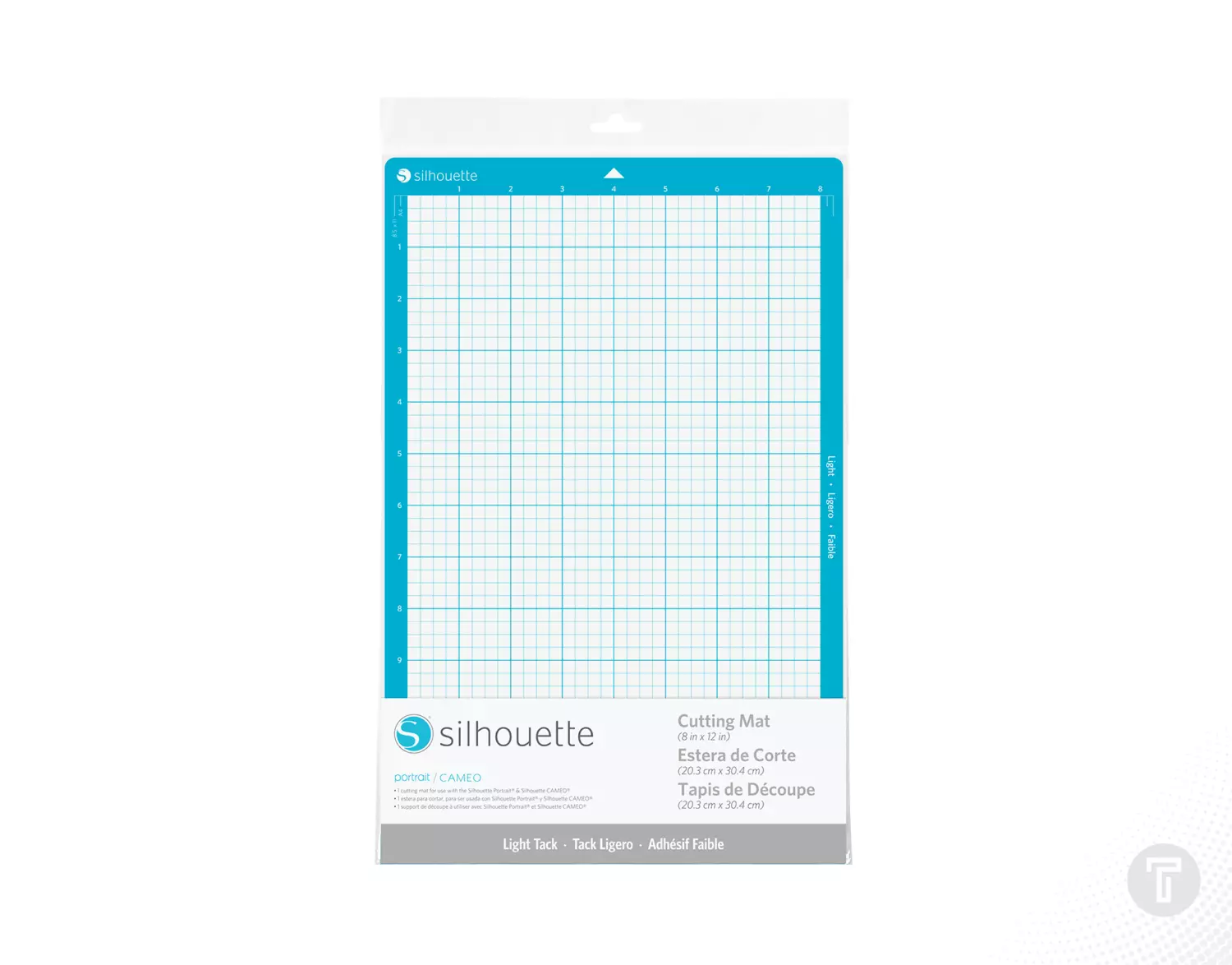 Silhouette portrait snijmat light tack