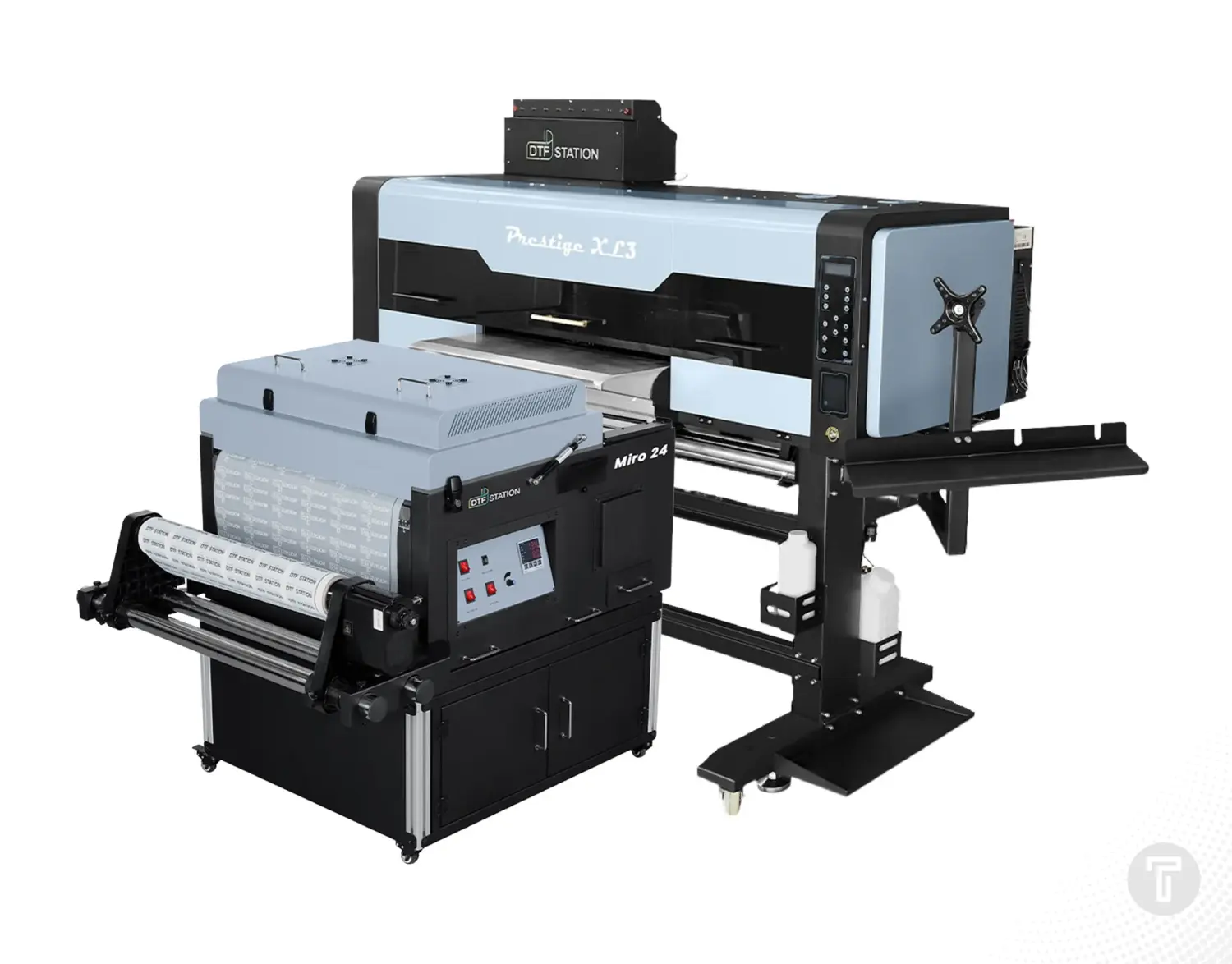 Dtf station prestige xl3 pro 60 cm 9 kleuren dtf printer productie set