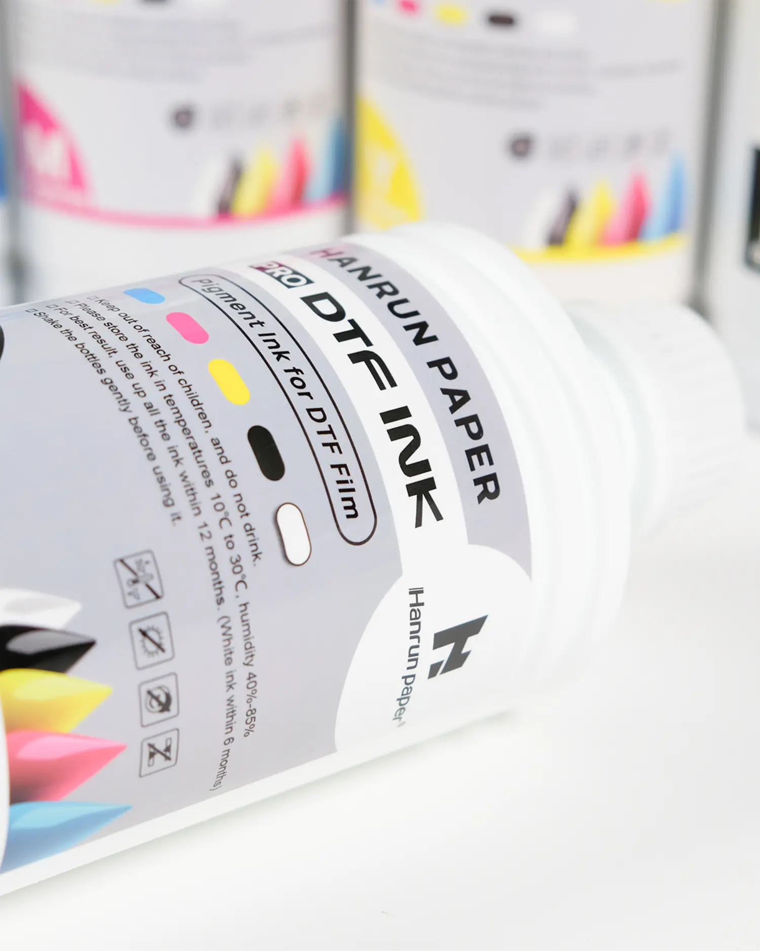Dtf inkt premium cmyk white