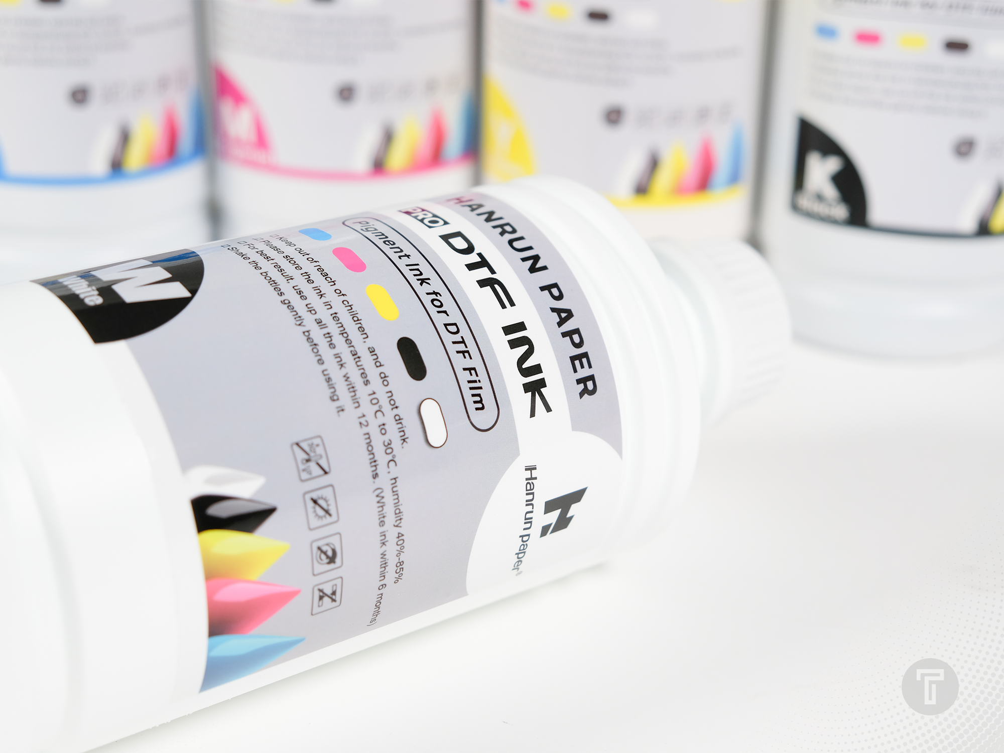 Dtf inkt premium cmyk white