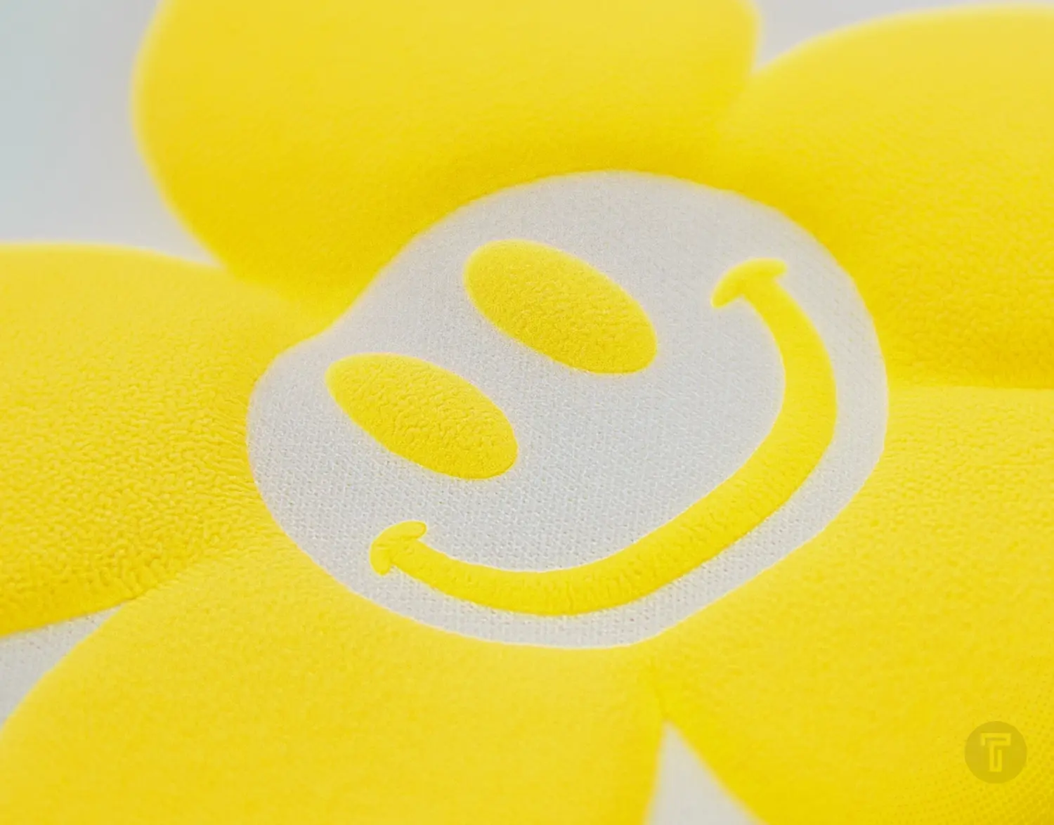 B flex puff neon yellow flexfolie detail 2