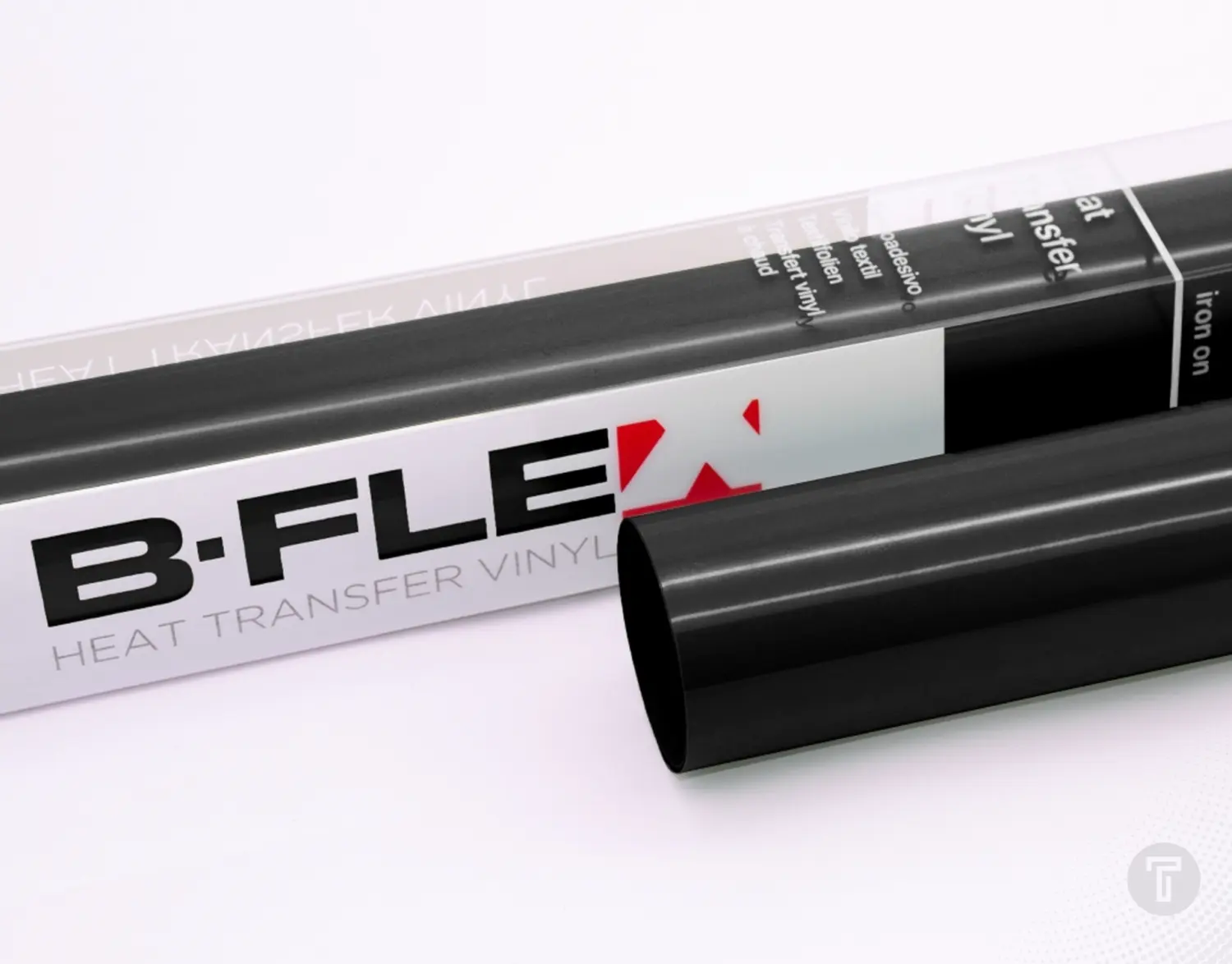 B flex puff regular black flexfolie detail 1