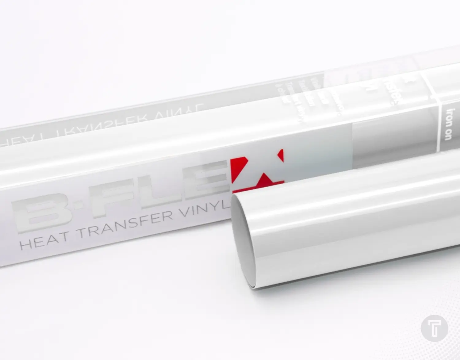 B flex puff regular white flexfolie detail 1