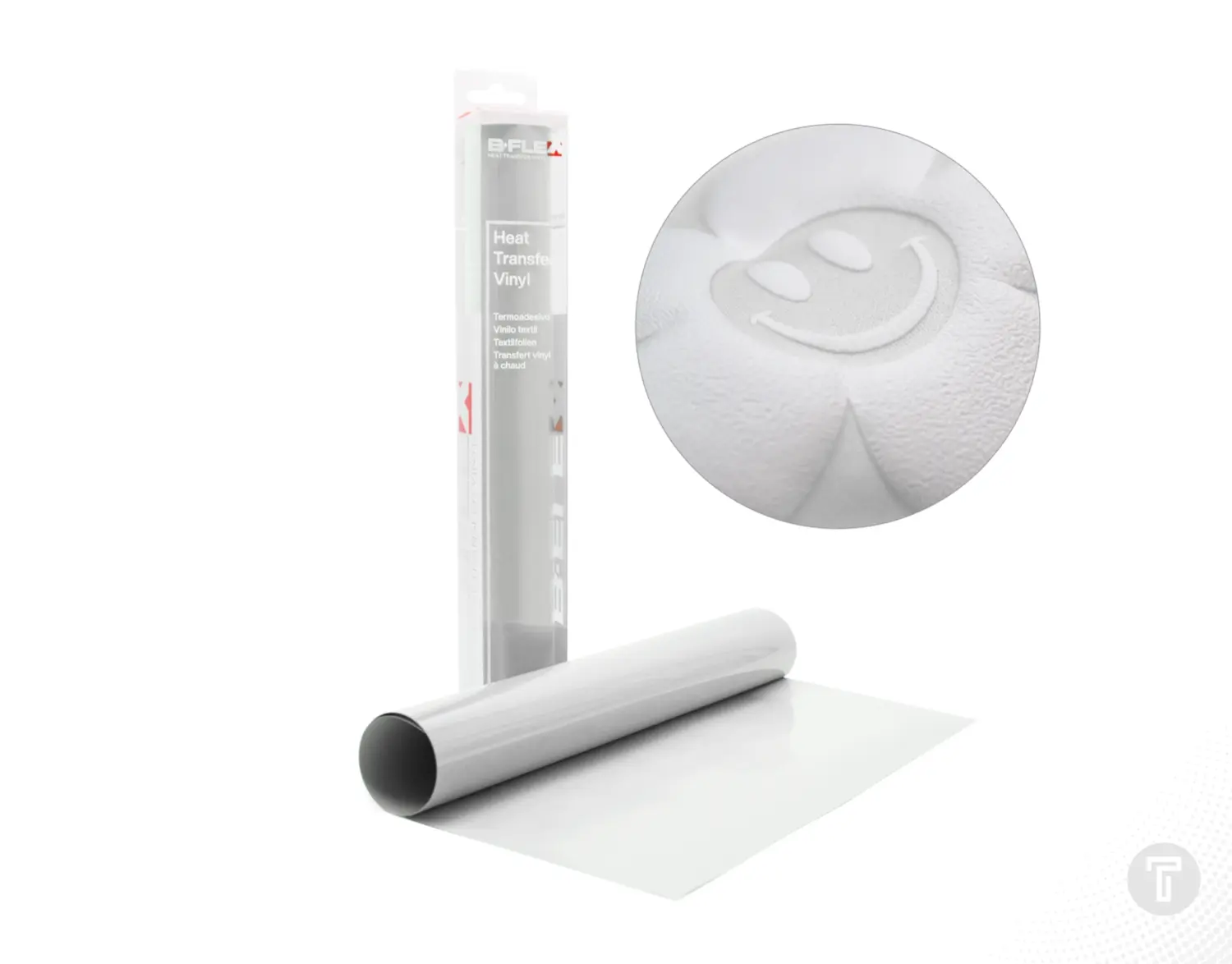 B flex puff regular white flexfolie