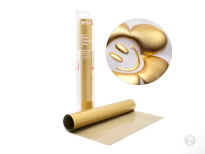 B flex puff metallic gold flexfolie