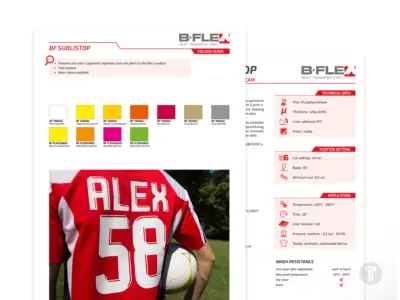 Bf sublistop kleurenkaart front