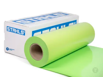 Stahls cad cut flock neon green 401 flockfolie