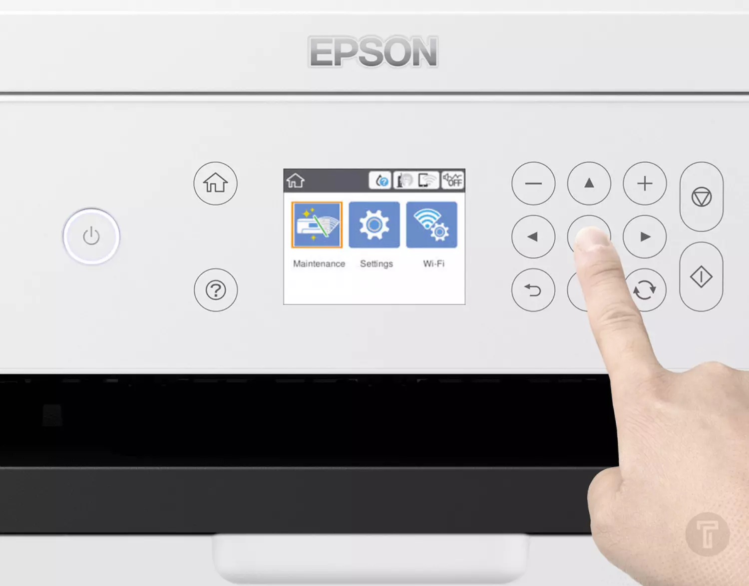 Epson surecolor sc f100 display