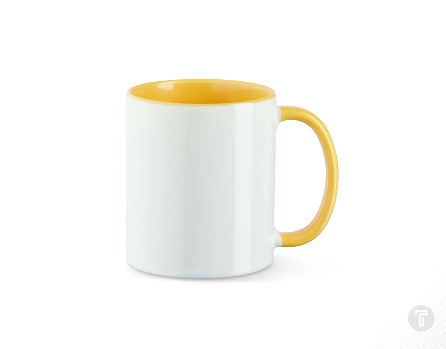 Sublimatie mok two tone goud geel