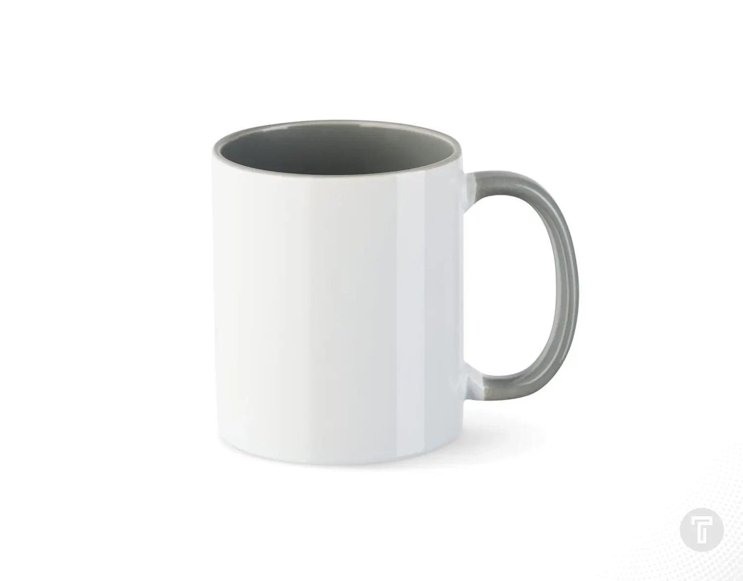 Sublimatie mok two tone grijs