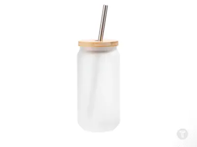 Premium sublimatie beker glas bamboe