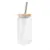 Premium sublimatie beker glas bamboe Premium sublimatie beker glas bamboe