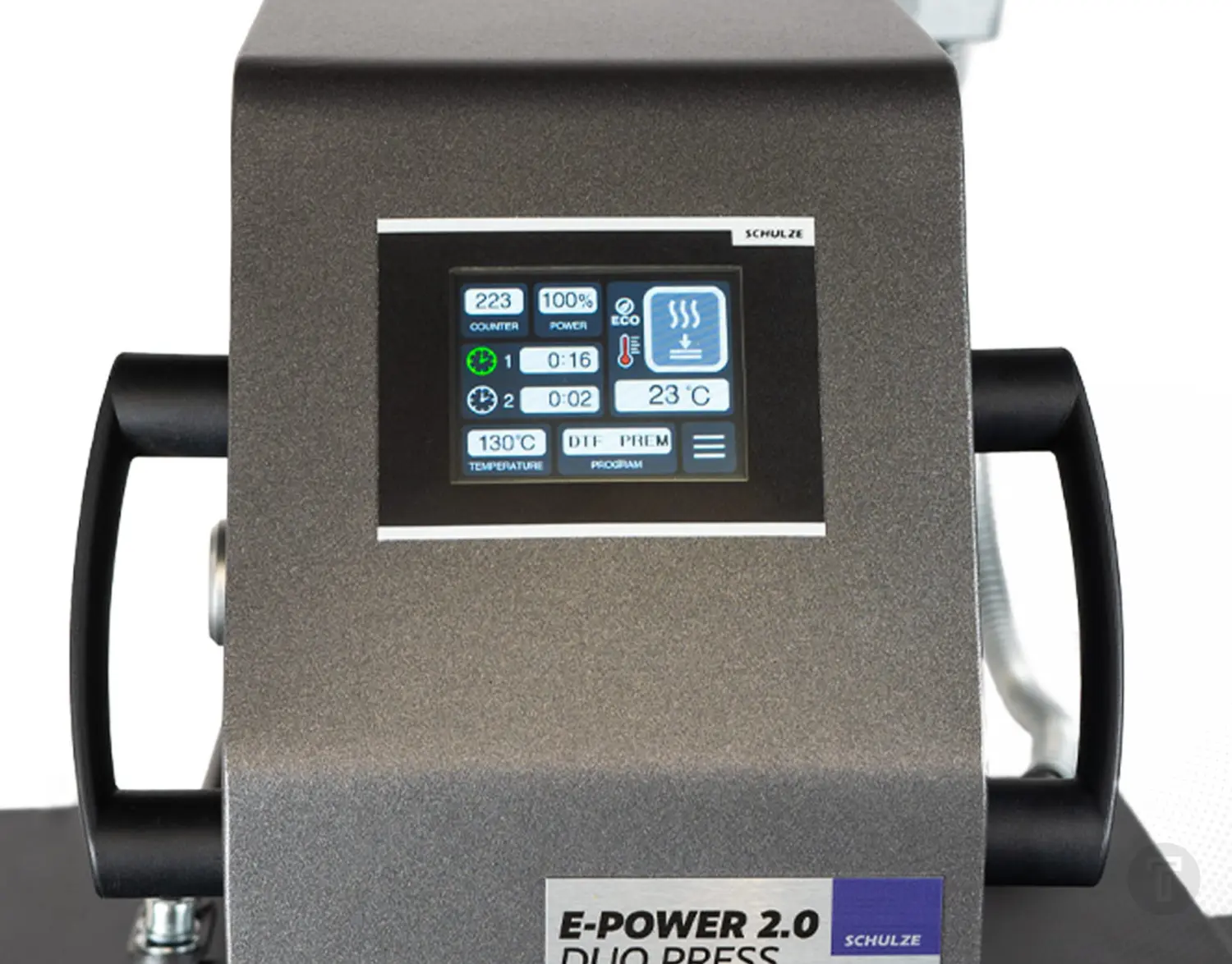 Schulze e power duo press 2 display