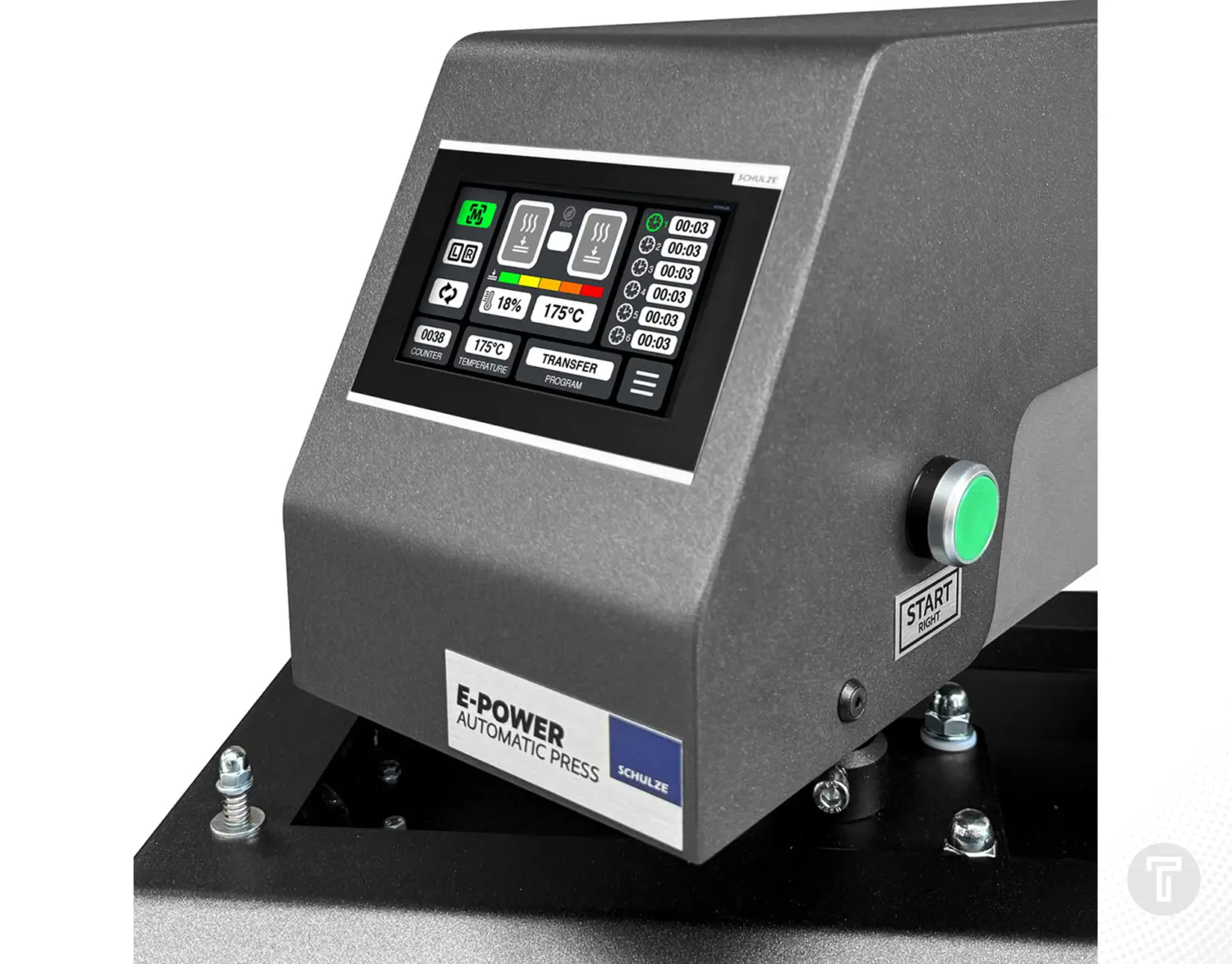Schulze e power duo press automatic display