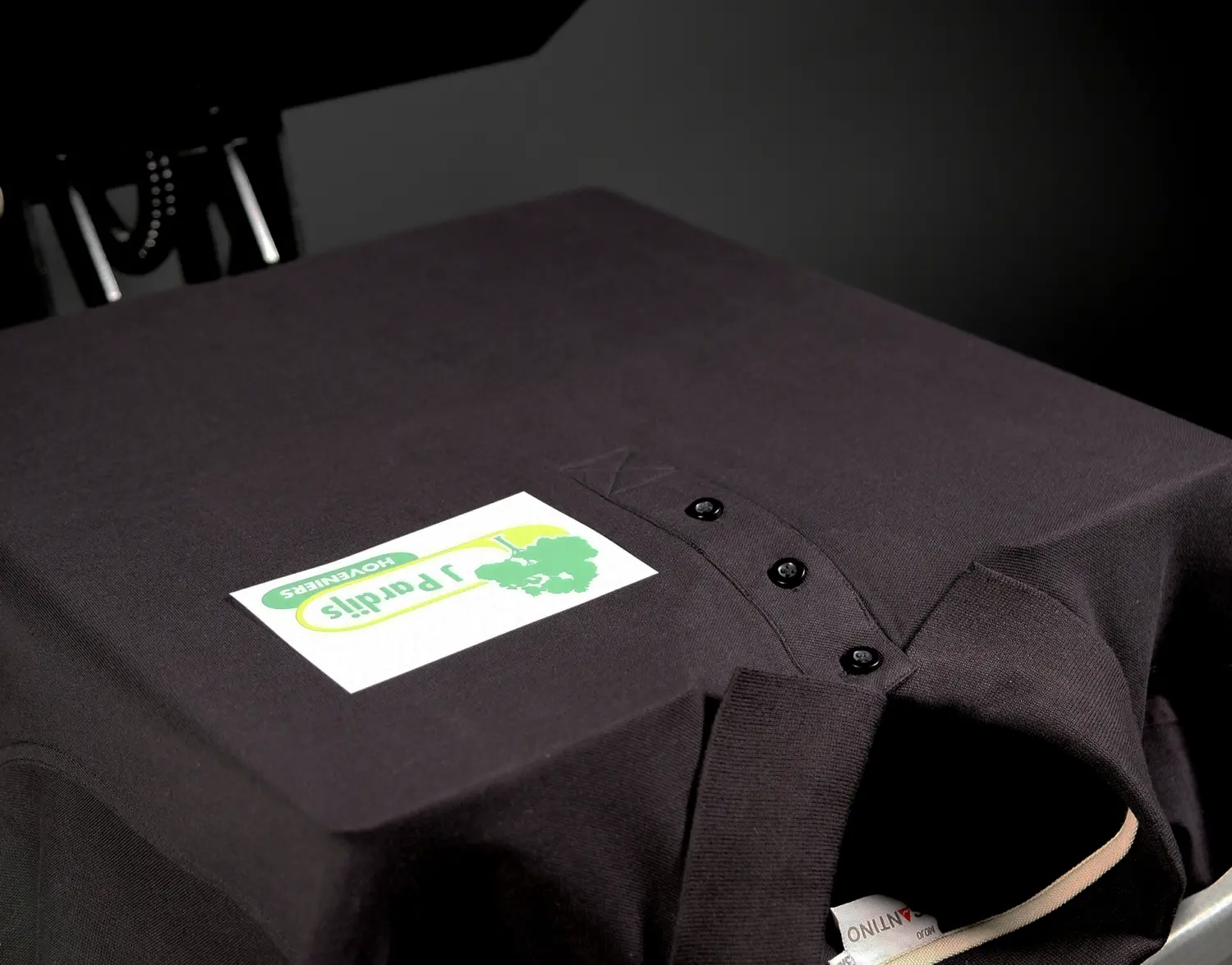 Tps polo vest onderplaat detail