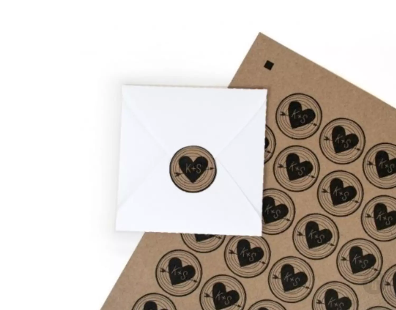 Silhouette printable kraft sticker paper detail